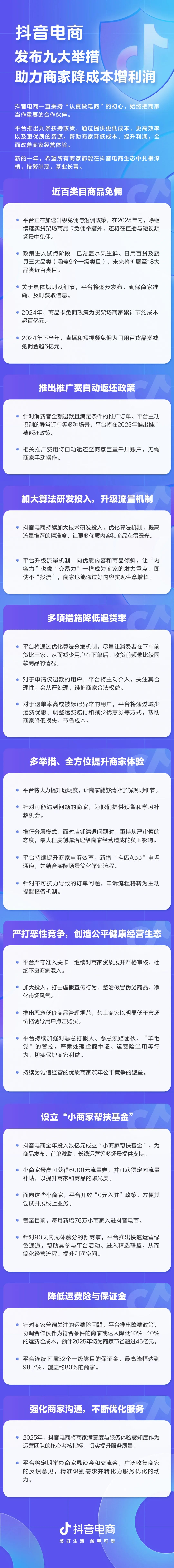 必看！2025 抖音电商新规发布，商家迎来超给力扶持，速抢红利！
