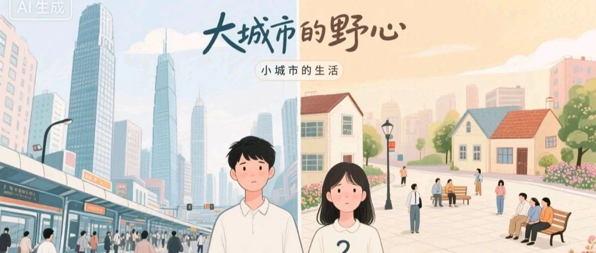 大城市的野心，小城市的生活：如何选择你的人生主场？