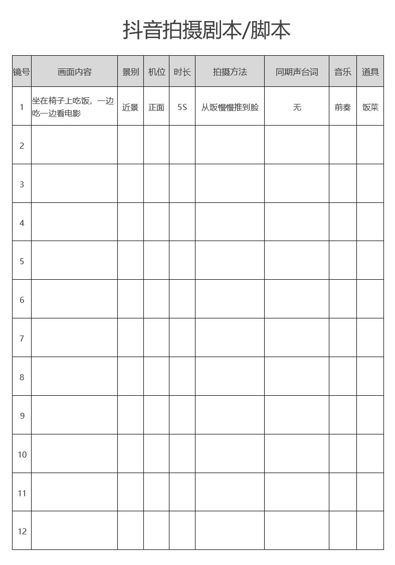 抖音2025 超实用通用模板，直接套用轻松上热门！