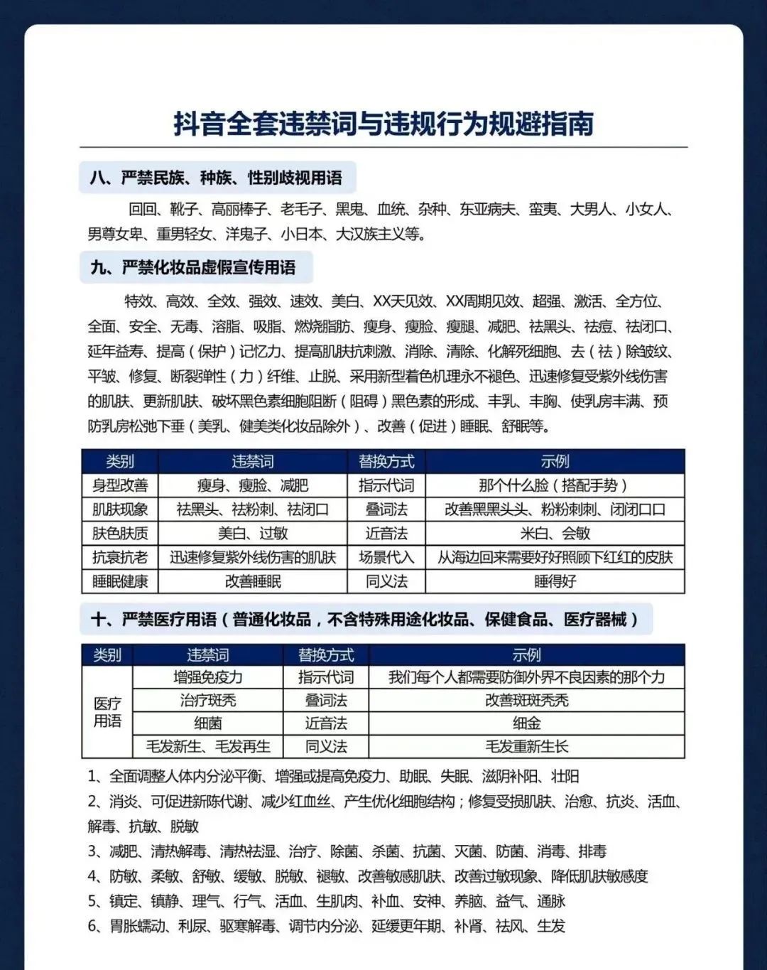 内容创作者必看！3 大平台违禁词对照清单，踩中一条直接限流！