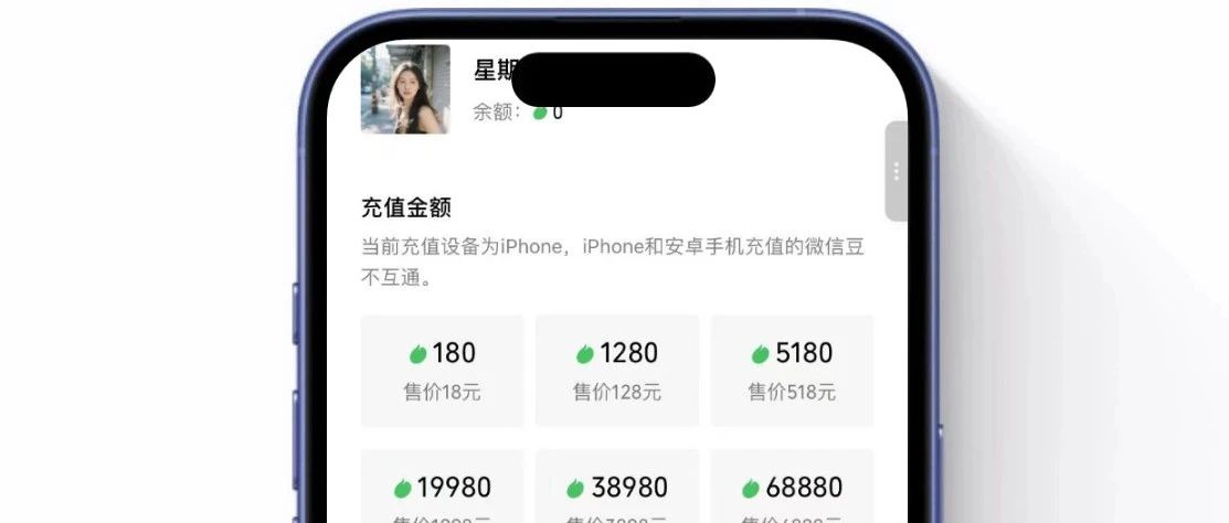 苹果IOS微信豆1:10充值、开票、余额查看详细攻略（保姆级教程）