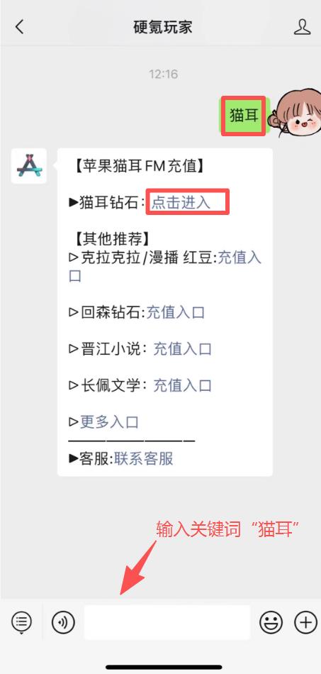 猫耳FM微信充值入口,猫耳钻石ios优惠充值