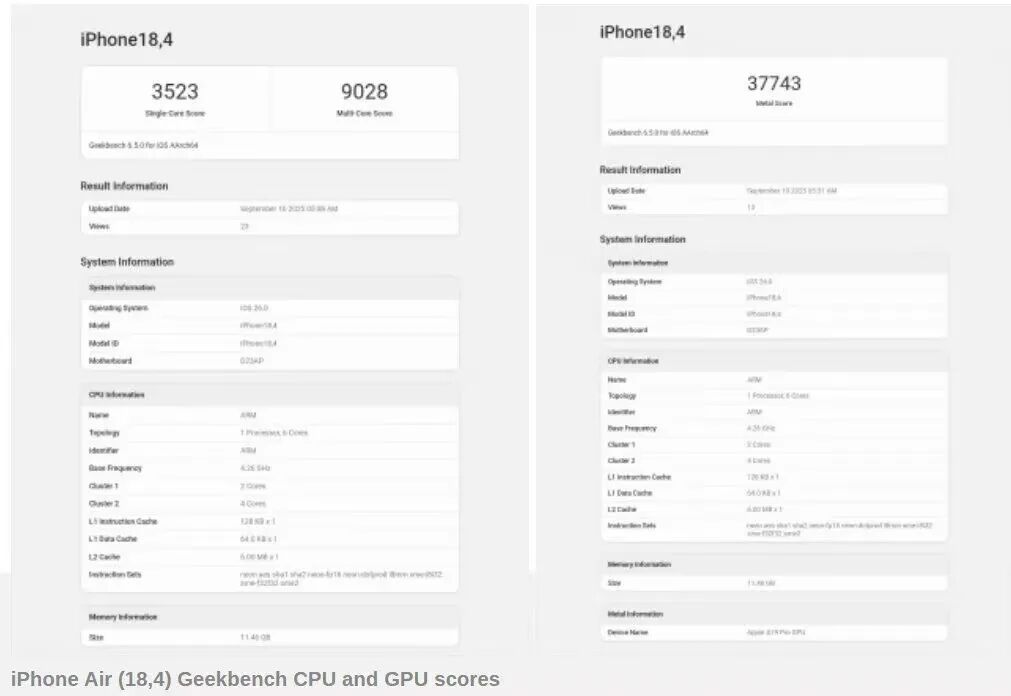 iPhone17跑分/运存/快充速度详情来了！