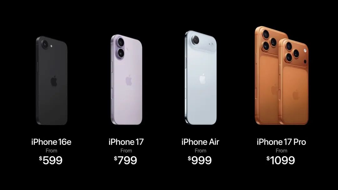 iPhone 17 Pro vs. iPhone Air：该怎么选？全面对比看这里