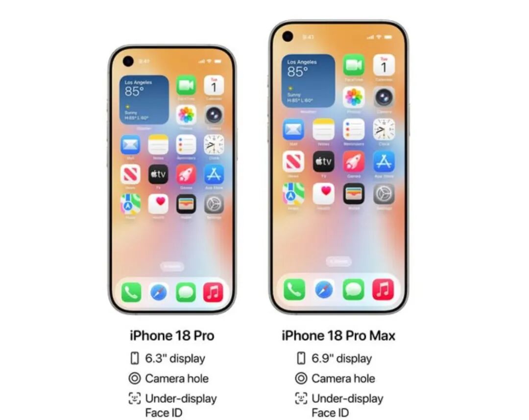 打孔屏再见！iPhone18ProMax，新设计又变了