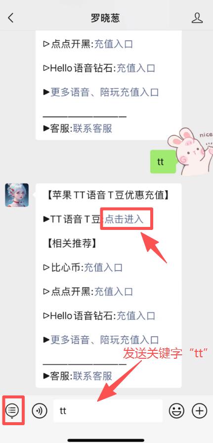 TT语音苹果IOS微信充值入口