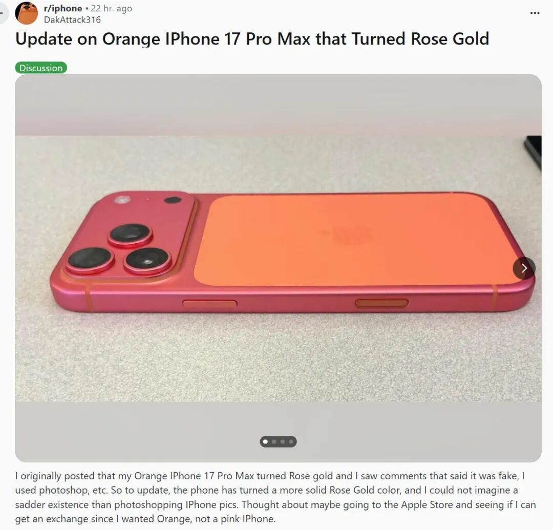 iPhone17ProMax翻车太狠,把果粉气到退货!