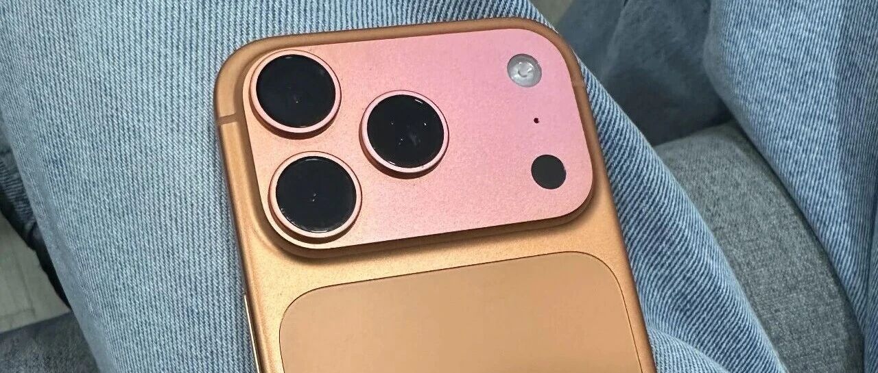 橙色 iPhone 17 Pro 褪色成猛男粉，又来了！