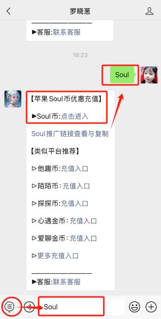 Soul币充值入口来了，苹果用户微信充值搜了币是真划算