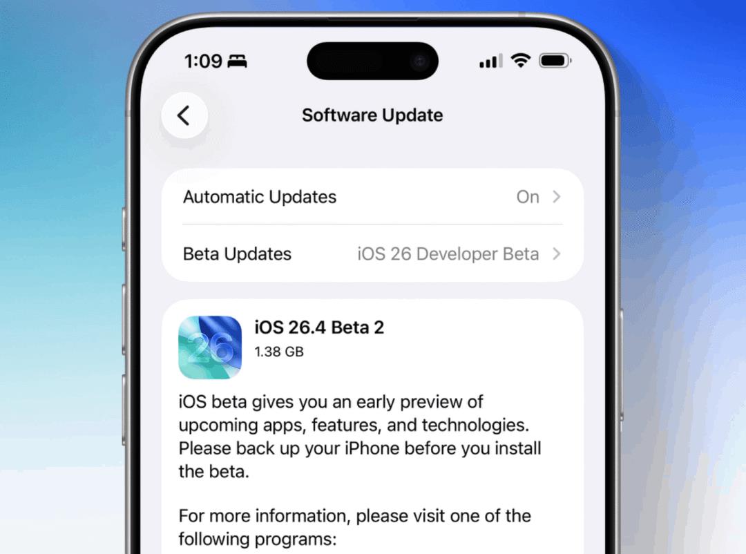 iOS 26.3.1 即将发布,切换 App Store 账号变麻烦了